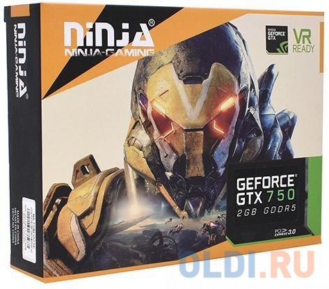Видеокарта SINOTEX Ninja GeForce GTX 750 NK75NP025F 2048Mb