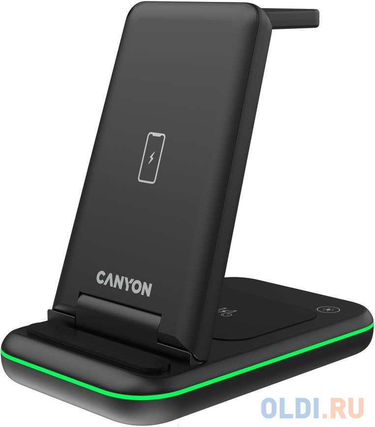 Беспроводное зарядное устройство Canyon WS- 304 2А USB черный