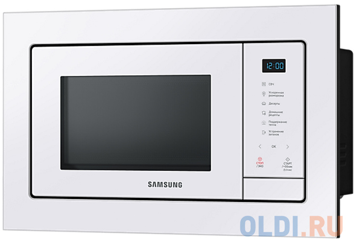 Samsung MS23A7118AW/BW Микроволновая печь встраиваемая, 23л.,800Вт, белый в Москвe