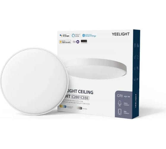 Потолочная лампа Yeelight C2001C450 Ceiling Light, регулируемый (2700-6500K), 3500 Лм, белый (YXDC4820001WTEU)