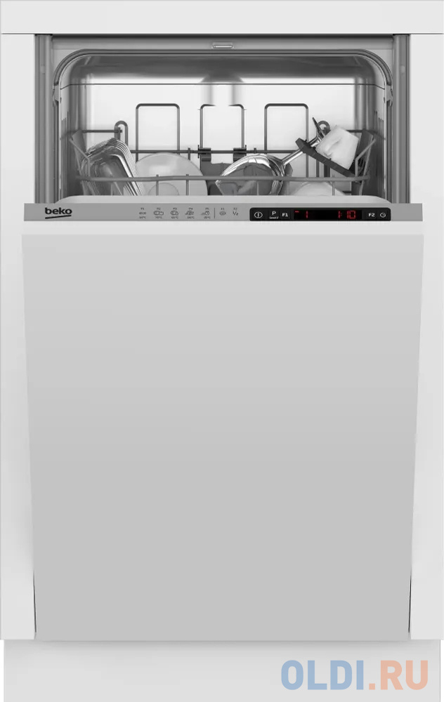 Посудомоечная машина встраив. Beko BDIS15060 полноразмерная нержавеющая сталь