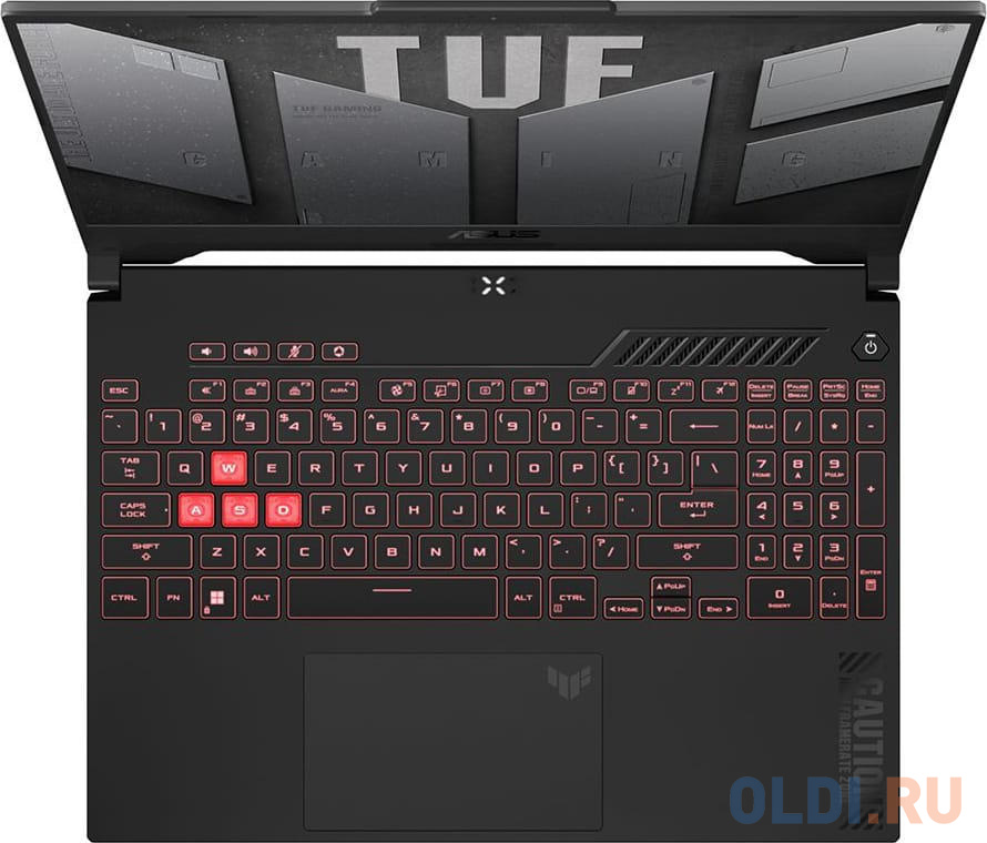 Ноутбук ASUS TUF FX507VI-F15.I74070 15.6" 1920x1080/Intel Core i7-13620H/RAM 16Гб/SSD 1Тб/RTX 4070 8Гб/ENG|RUS/Windows 11 Home серый 2.2 кг 90NR0