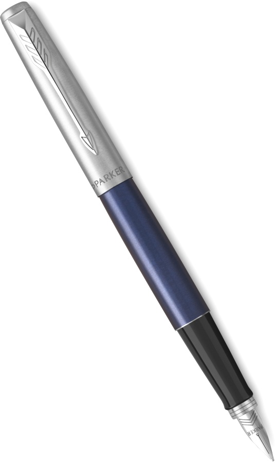 Ручка перьевая Parker Jotter Core F63 (2030950) Royal Blue CT M сталь нержавеющая подар.кор.
