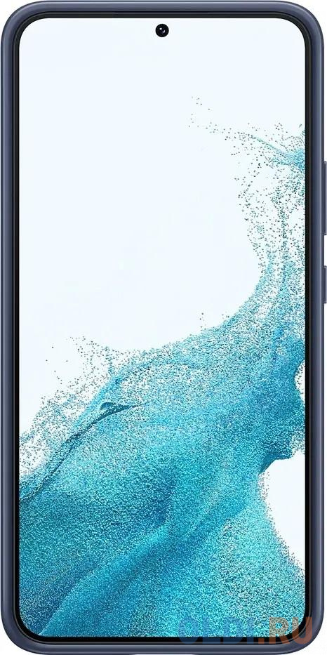 Чехол (клип-кейс) Samsung для Samsung Galaxy S22+ Frame Cover прозрачный/темно-синий (EF-MS906CNEGRU) в Москвe