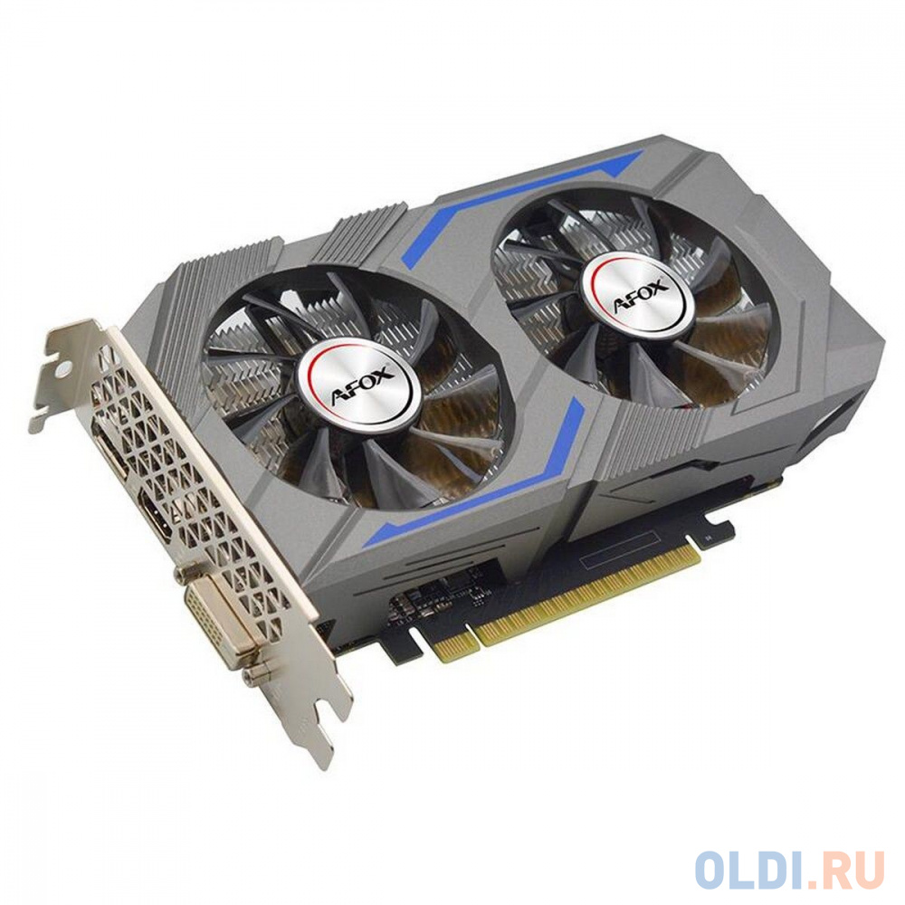 Видеокарта AFOX NVIDIA GeForce GTX 1650 4 Гб GDDR6 128 бит PCIE 3.0 16x Memory 12000 МГц GPU 1485 МГц Активный 1xВыход HDMI 2xВыход DisplayPort AF1650 в Москвe