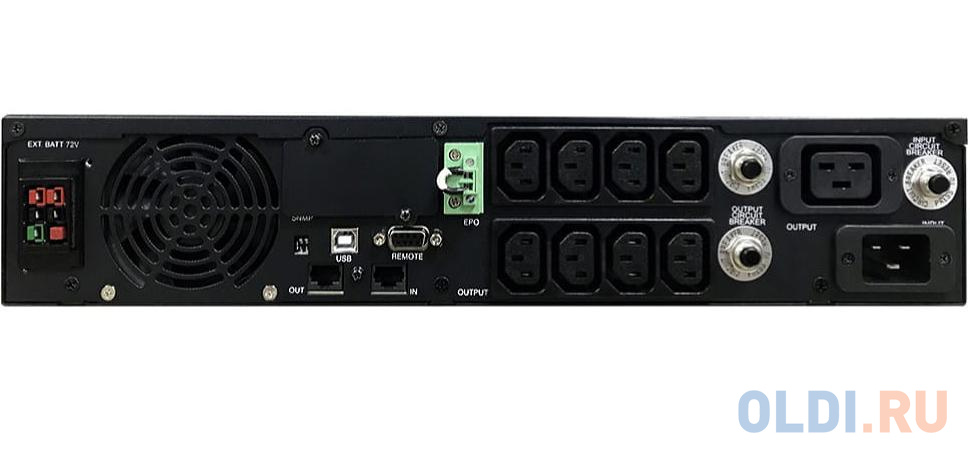 Источник бесперебойного питания Powercom Smart King RT SRT-3000A LCD 2700Вт 3000ВА черный