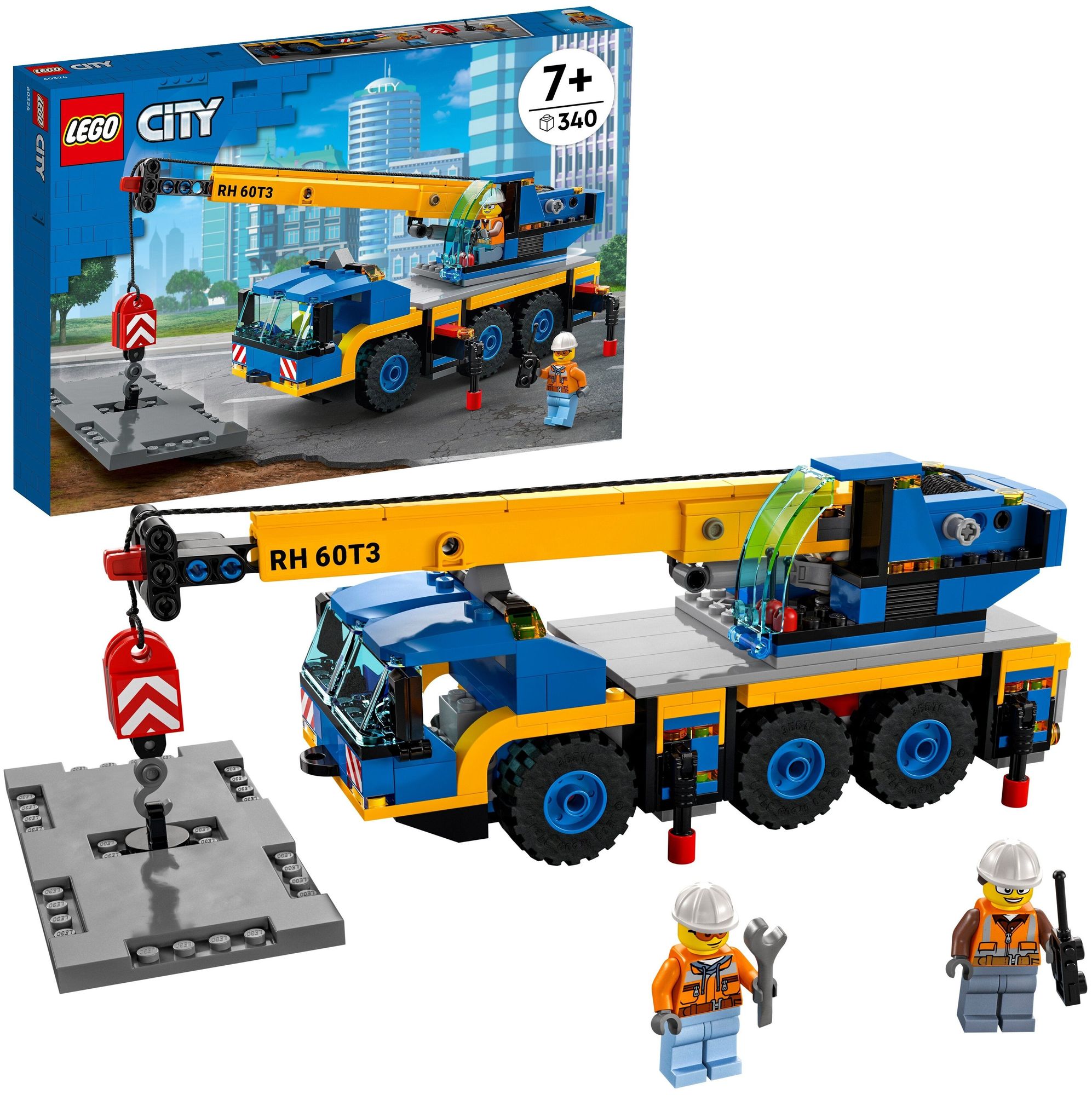 Конструктор Lego City Great Vehicles Mobile Crane (60324)