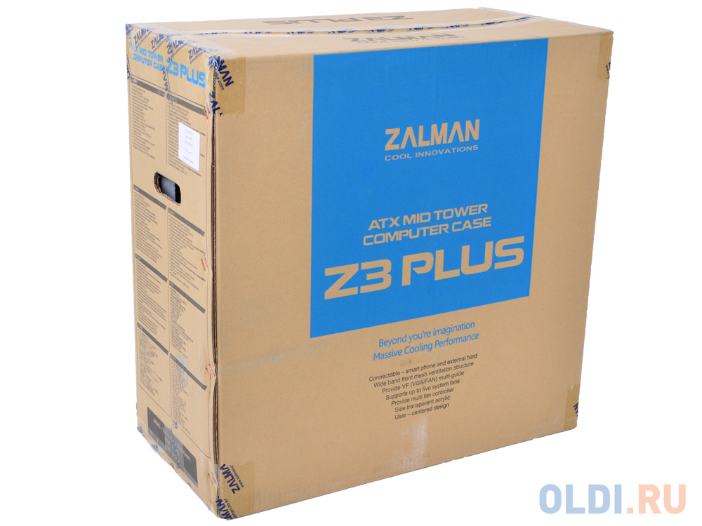 Корпус Zalman Z3 Plus Black w\\o PSU