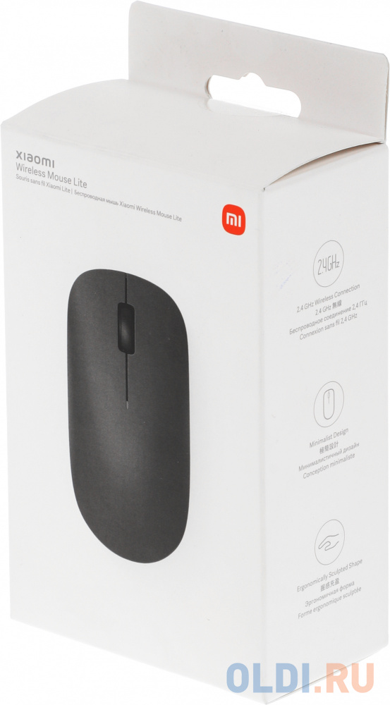 Мышь Xiaomi Wireless Mouse Lite, оптическая, беспроводная, черный [bhr6099gl] в Москвe