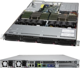 Серверная платформа SuperMicro 1024US-TRT, 2xSocket SP3v2, 32xDDR4, 4x3.5 HDD HS, 2x10GLAN, IPMI, Redundant 2x1000Вт, 1U (AS-1024US-TRT) в Москвe