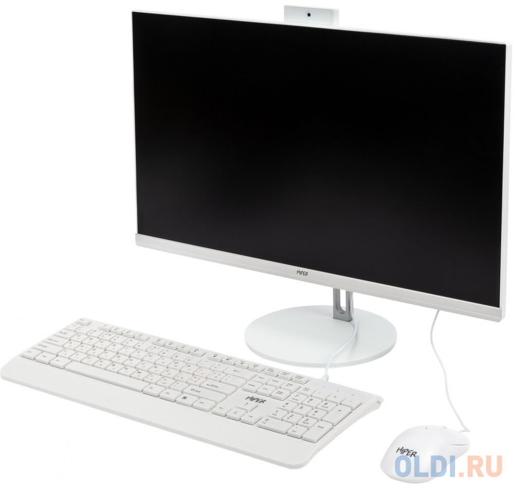 Моноблок 23.8" IPS FHD Hiper V10 white (Core i3 12100/8Gb/256Gb SSD/noDVD/VGA int/kb+m/W10Pro) (HO2ZHLFB6W) в Москвe