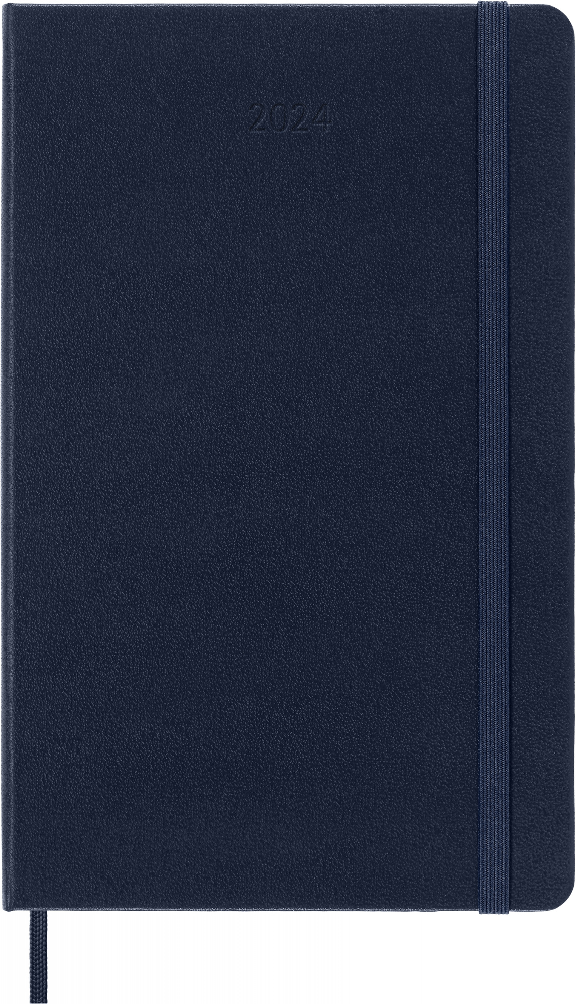 Ежедневник датированный A6 Moleskine CLASSIC Large, в линейку, 400 листов синий сапфир (428849)