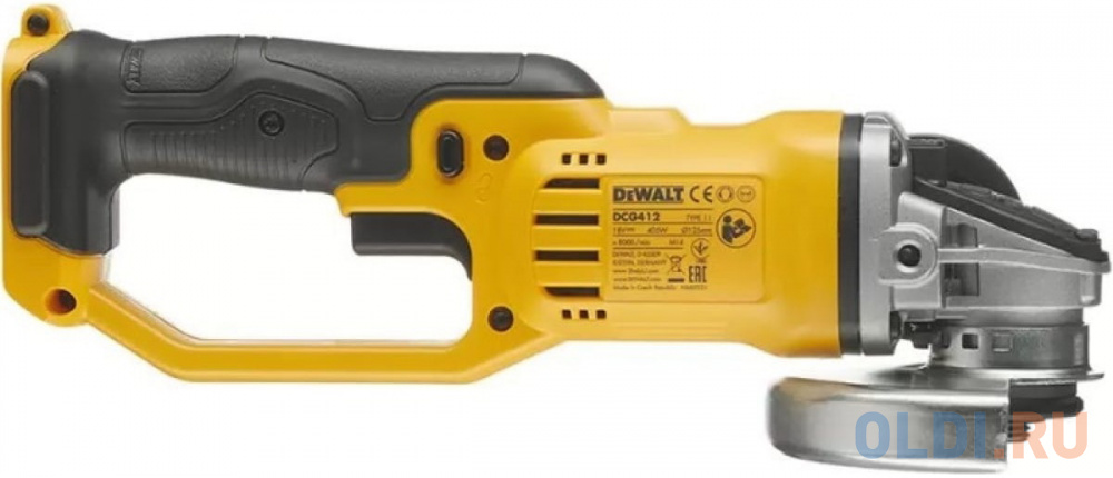 Углошлифовальная машина DeWalt DCG412NT-XJ 405Вт 7000об/мин рез.шпин.:M14 d=125мм жестк.кейс в Москвe