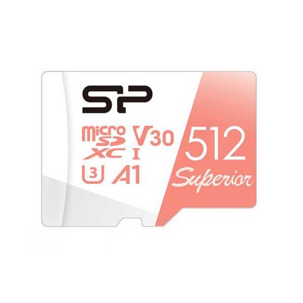 Карта памяти Silicon Power Superior A1 MicroSDXC 512Gb Class 10 (SP512GBSTXDV3V20SP) + адаптером SD