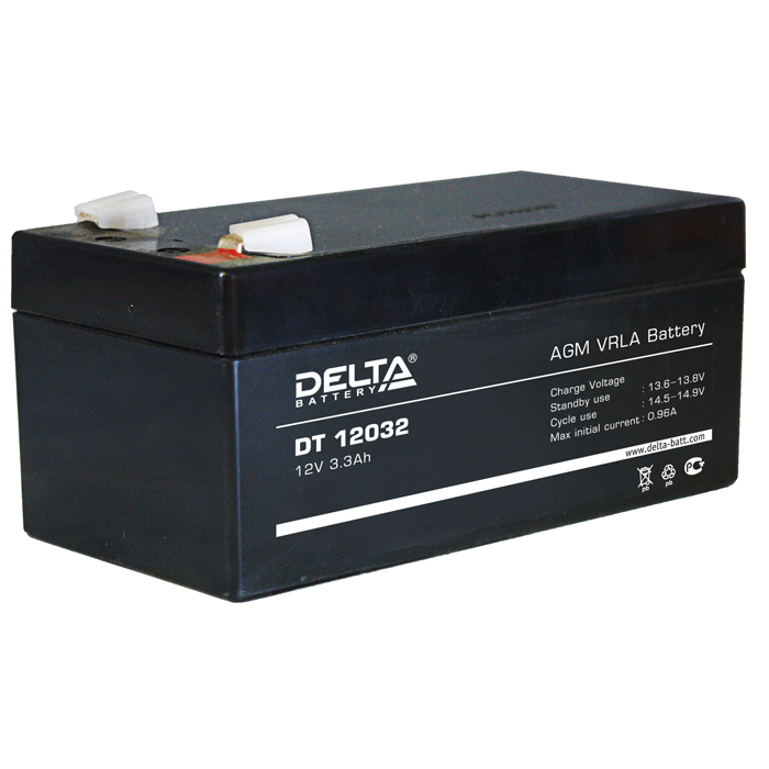 Аккумуляторная батарея для ИБП Delta DT DT 12032, 12V, 3.3Ah