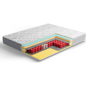 Матрас Ника Комфорт - Спектр в чехле Кулер в скрутке 140x190