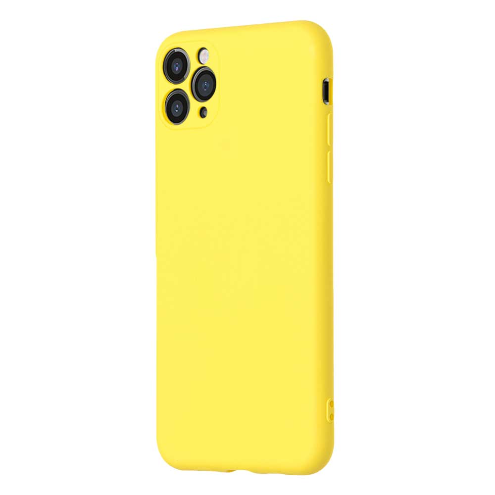 Чехол Pero для Samsung Galaxy S21 Liquid Silicone Yellow PCLS-0037-YW