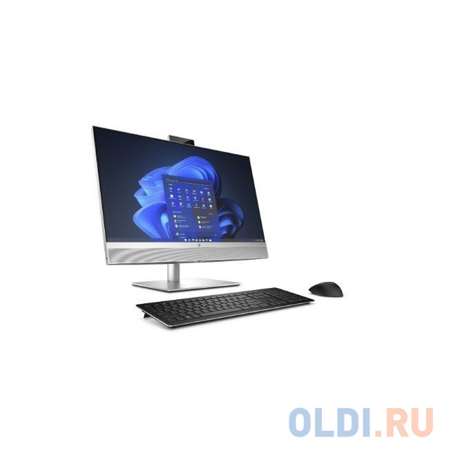 Моноблок HP EliteOne 870 G9 27" QHD i7 13700 (2.1) 16Gb SSD512Gb UHDG 770 Windows 11 Professional 64 GbitEth WiFi BT клавиатура мышь Cam серебрис в Москвe