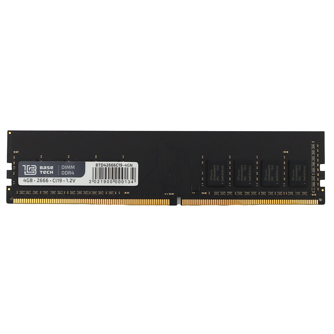 Память DDR4 DIMM 4Gb, 2666MHz, CL19, 1.2 В, BaseTech (BTD42666C19-4GN) Bulk (OEM)