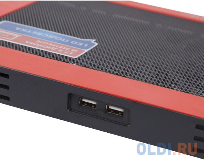 STM Laptop Cooling IP25 Red (17,3"", 1x(150x150),   plastic+metal mesh) в Москвe