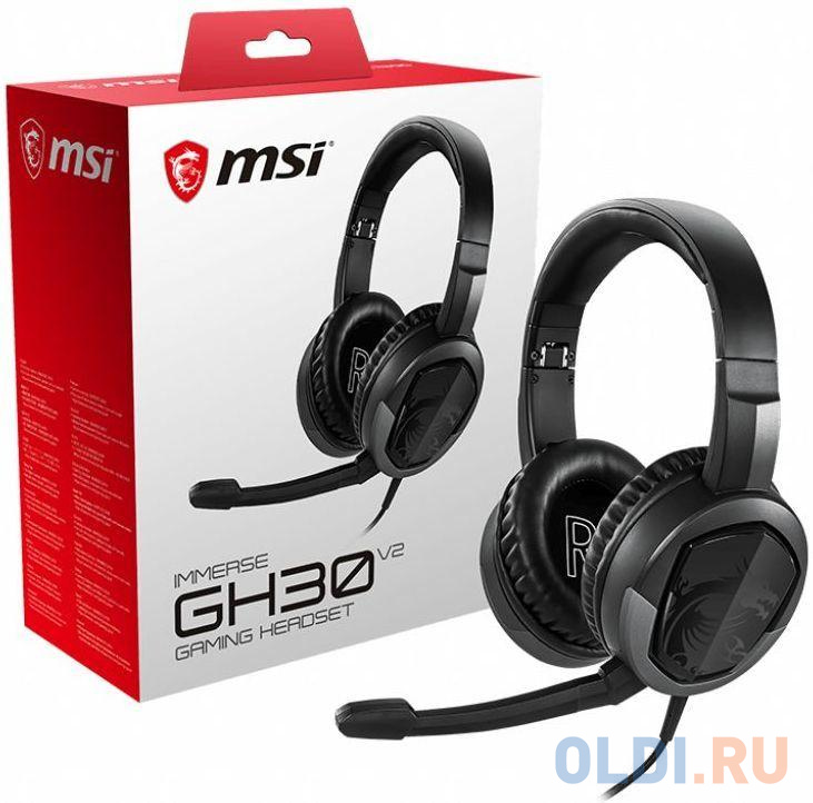 Наушники MSI IMMERSE GH30 V2 черный