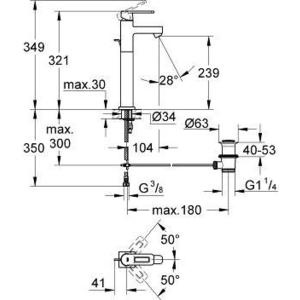 Смеситель для раковины Grohe Quadra (32633000)