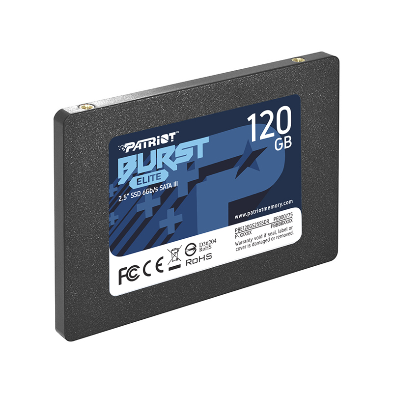 Твердотельный накопитель Patriot Memory Burst Elite 120Gb PBE120GS25SSDR в Москвe