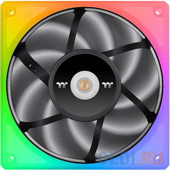 Fan Tt TOUGHFAN 12 RGB (3 Pack) [CL-F135-PL12SW-A] / PWM / Hydraulic Bearing Gen.2 / Black