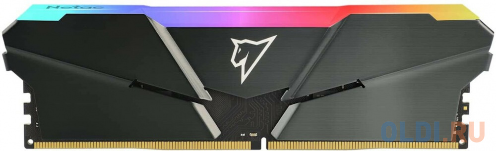 Netac Shadow RGB 32GB (16GBx2) DDR4-3600 (PC4-28800) C18 Grey 18-22-22-42 1.35V XMP Dual DIMM Kit