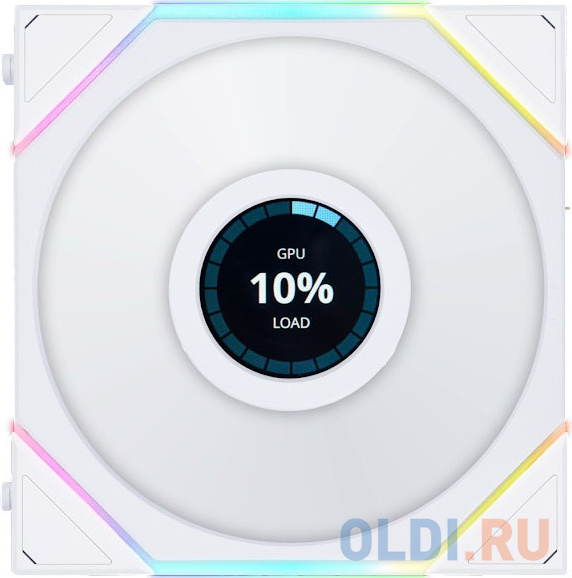 LIAN LI UNI FAN TL LCD 120mm 1900RPM sRGB White (1pcs)