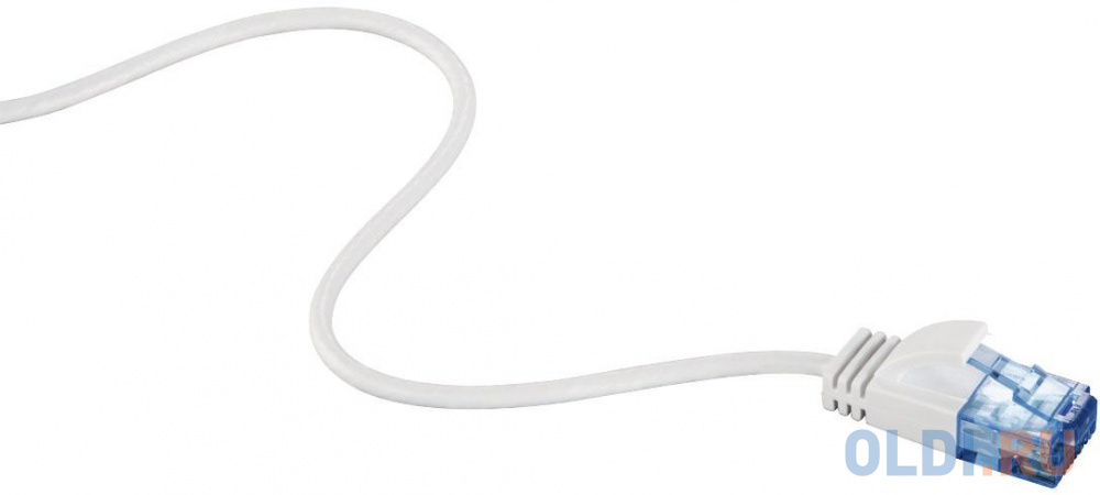 Патч-корд Hama Slim-Flexible UTP cat6 solid 1.5м белый RJ-45 (m)-RJ-45 (m) в Москвe