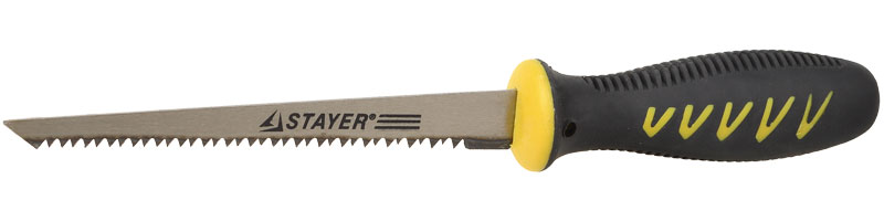 Мини-ножовка STAYER PROFI, шаг зубьев 3 мм, длина полотна 160 мм (15173)