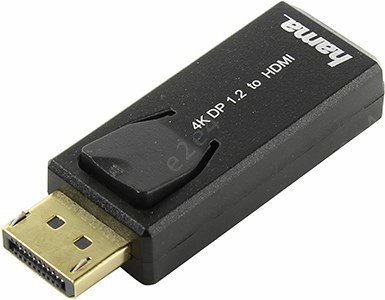 Переходник (адаптер) DisplayPort(20M)-HDMI(19F), черный Hama