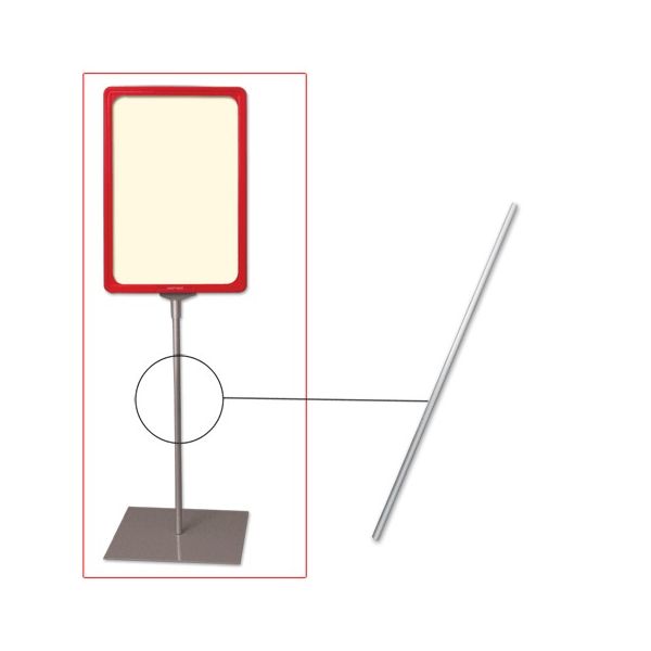 Трубка для сборки напольной стойки под рамку POS, высота 800 мм, диаметр 9 мм, 290267