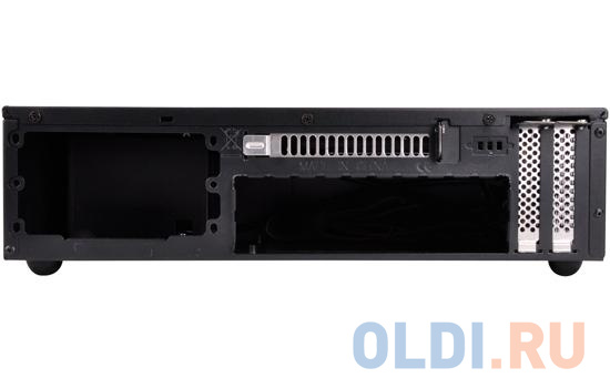 SST-ML09B Milo Slim HTPC Mini-ITX Silent Computer Case, black {4} (223109)
