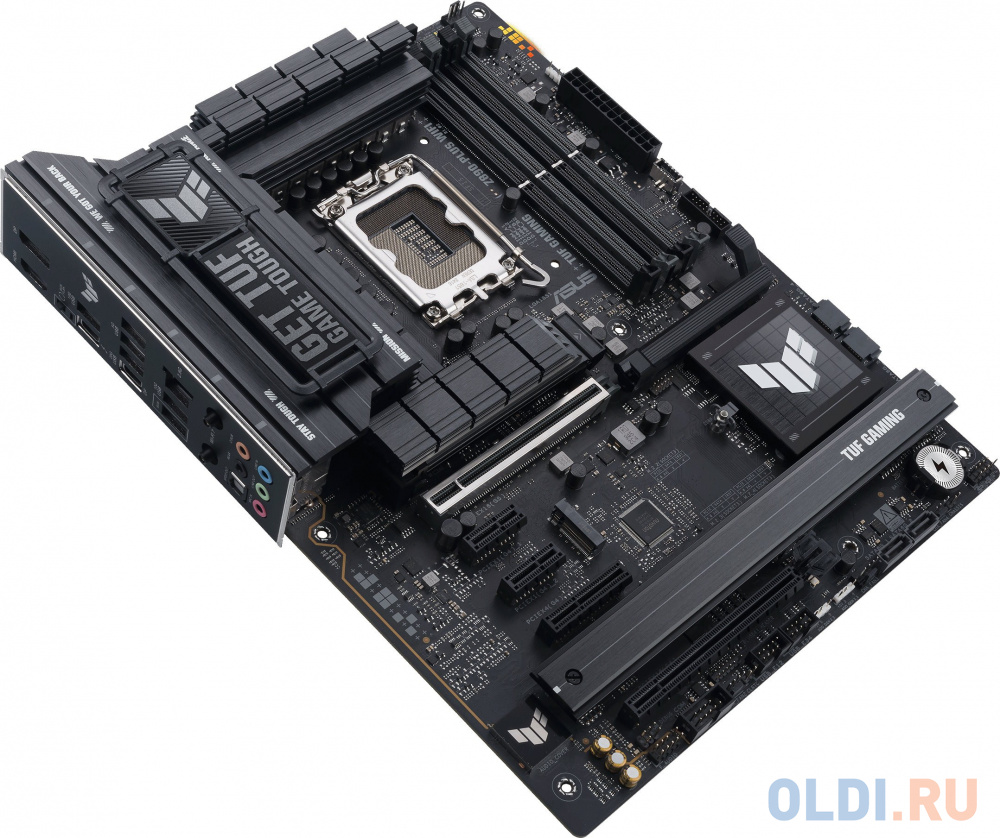 ASUS TUF GAMING Z890-PLUS WIFI, LGA1851, Z890, 4*DDR5, 4*SATA, 4*M.2, 6*USB 3.2, Type-C, 2*PCIx16, 1*PCIx4, 2*PCIx1,  Thunderbolt™ 4, HDMI+DP, ATX; 90 в Москвe