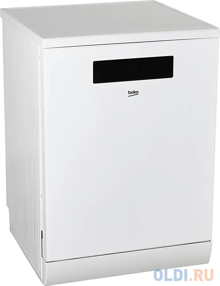 Посудомоечная машина Beko DEN48522W,  полноразмерная, напольная, 60см, загрузка 15 комплектов, белая