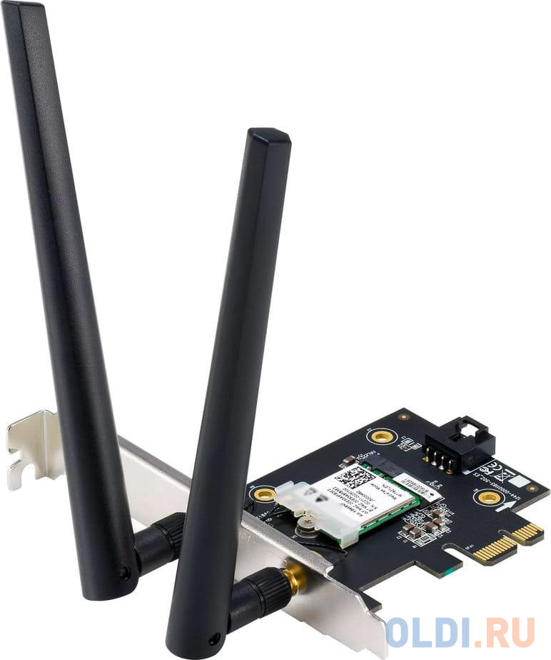 ASUS PCE-AX1800 //WIFI 802.11ax, 2402 + 574Mbpsб PCI-E Adapter, 2 антенны; 90IG07A0-MO0B00 в Москвe