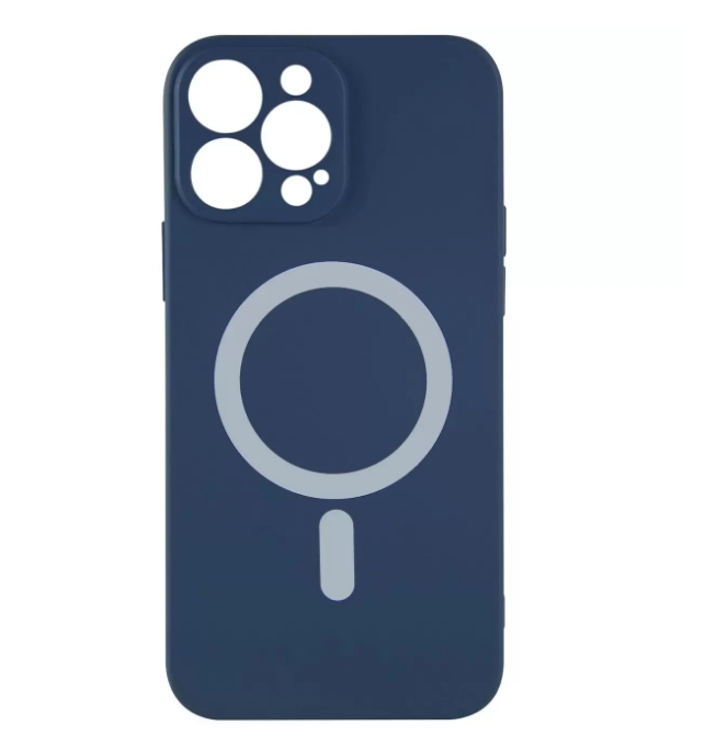 Чехол накладка Barn&Hollis для iPhone 12 Pro, для magsafe, синяя