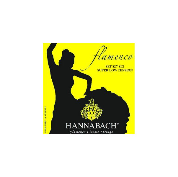 Струны Hannabach 827SLT Yellow FLAMENCO нейлон для классической гитары