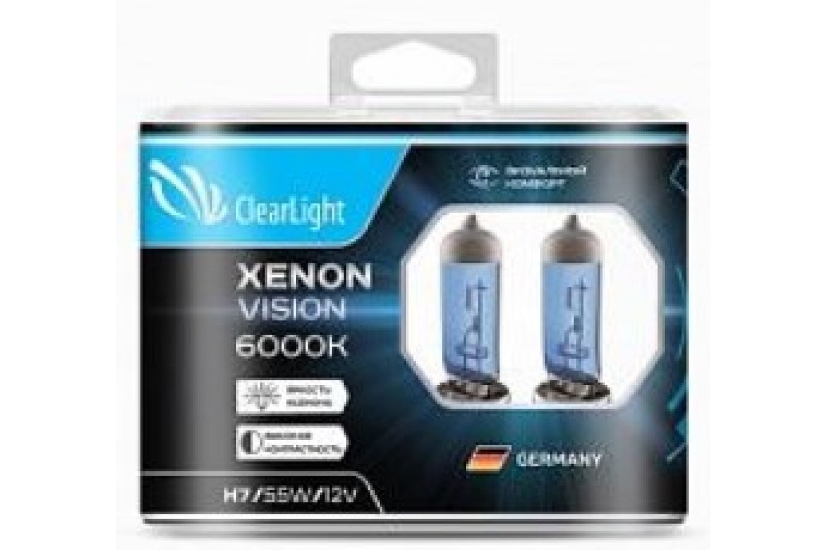 Лампа Clearlight H15 12V-15/55W  XenonVision (компл., 2 шт.) MLH15XV