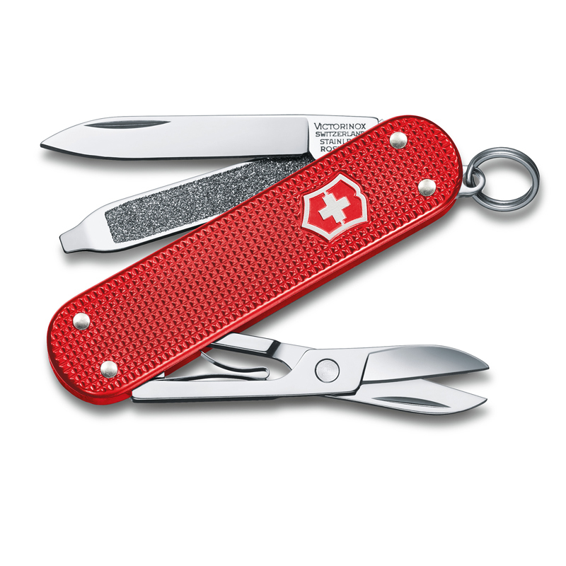 Нож-брелок Victorinox Classic SD Alox Colors, 58 мм, 5 функций, "Sweet Berry" в Москвe