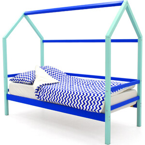 Детская кровать-домик Бельмарко Svogen мятно-синий