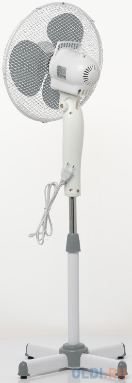 Вентилятор напольный Scarlett SC-SF111B20 35Вт скоростей:3 белый/серый