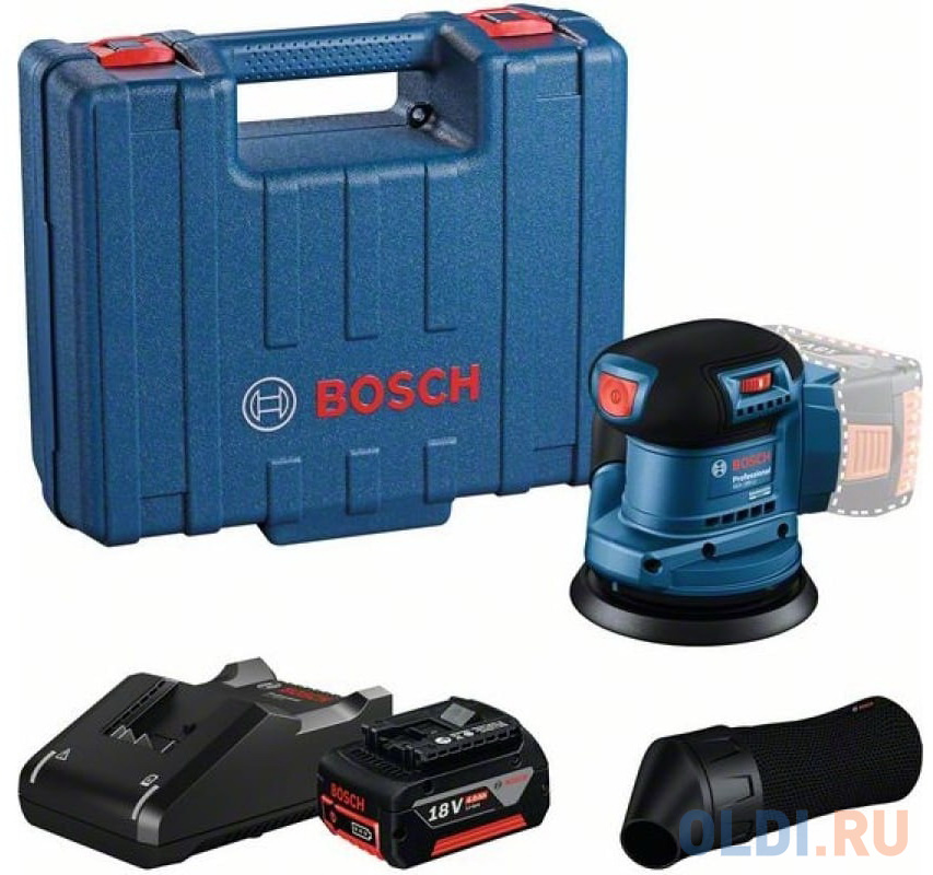 Эксцентриковая шлифмашина Bosch GEX 185-LI аккум. (06013A5021)