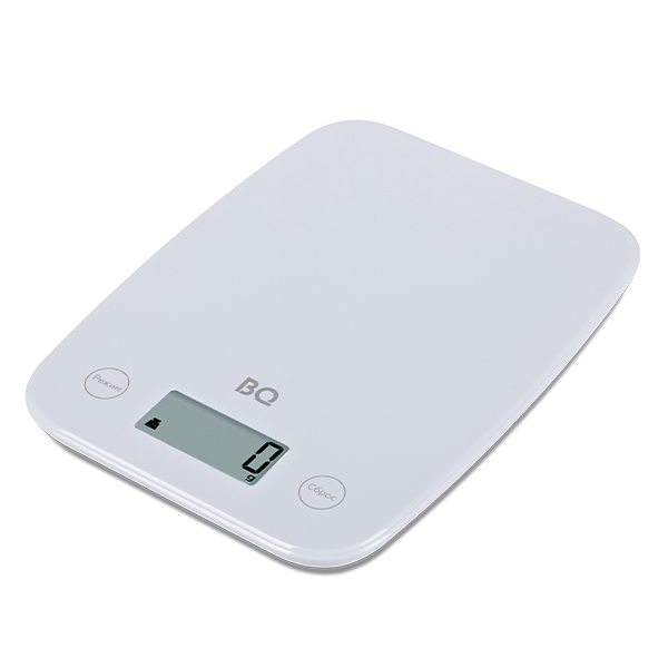 Кухонные весы электронные BQ KS1006 5 кг, 2 x AAA, белый (4650229400059)