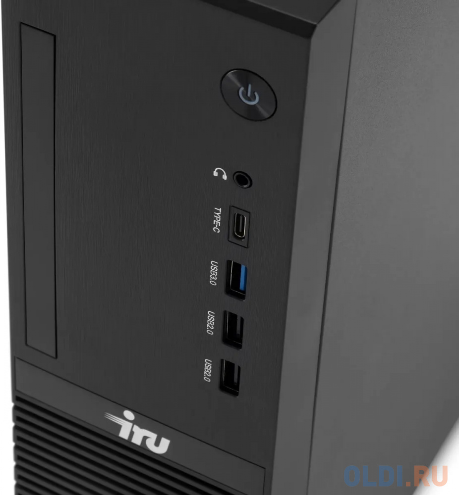 ПК IRU 310SC SFF i5 12400 (2.5) 8Gb SSD256Gb UHDG 730 Windows 11 Professional GbitEth 200W черный (1969067)