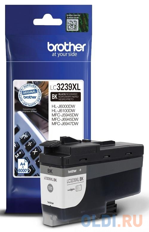 Картридж Brother LC3239XLBK 5000стр Черный