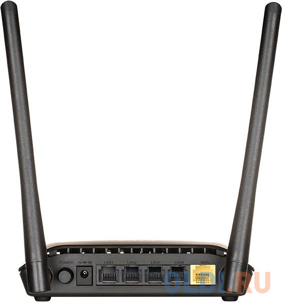 Беспроводной маршрутизатор D-Link DIR-615S/RU/B1A 802.11bgn 300Mbps 2.4 ГГц 4xLAN черный