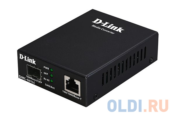 D-Link DMC-G01LC/C1A Медиаконвертер с 1 портом 100/1000Base-T и 1 портом 1000Base-X SFP в Москвe